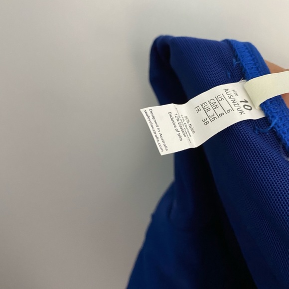 sea level ribbed one piece ocean blue - Picture 5 of 7